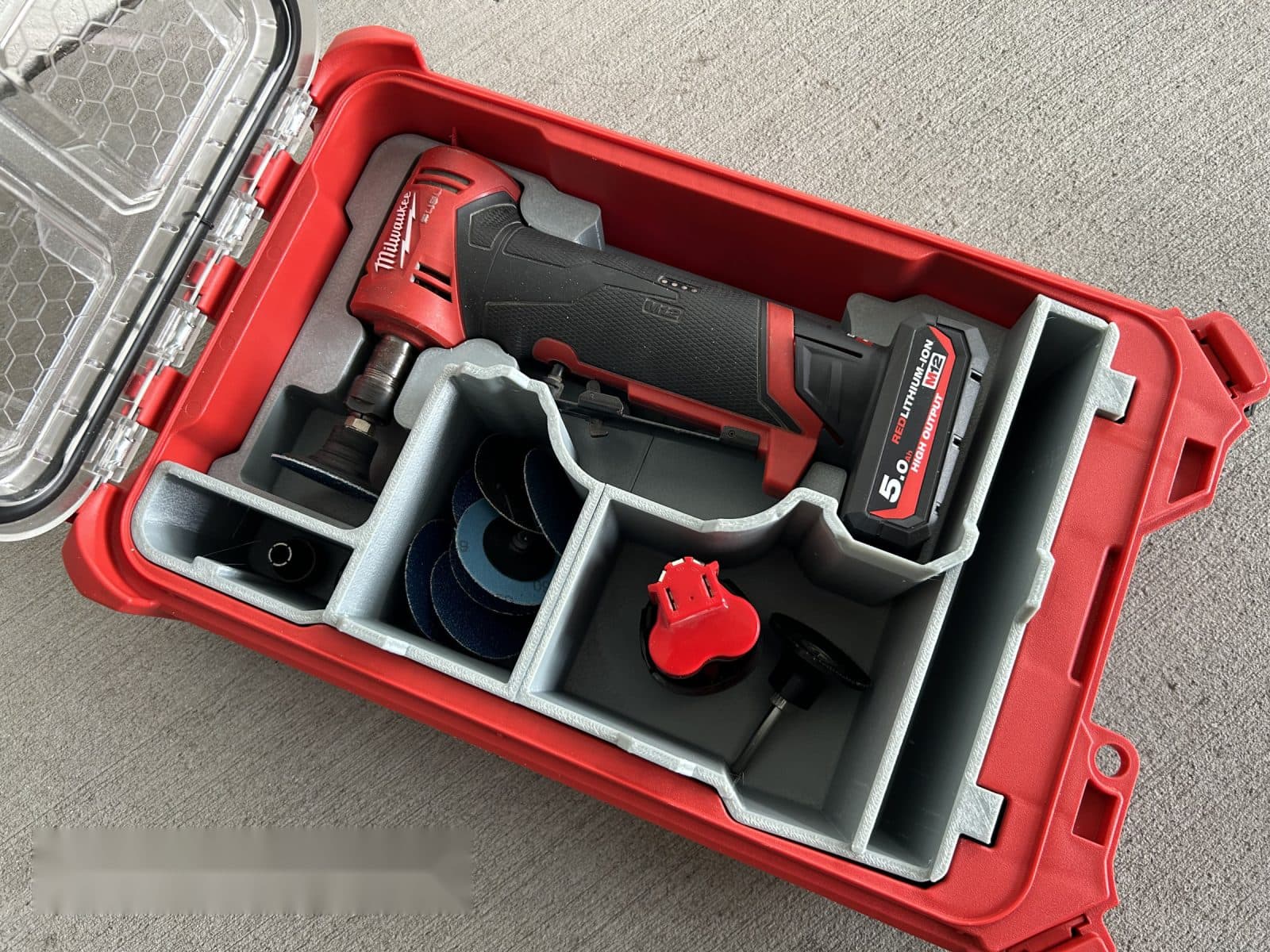 Inserto Packout para esmeriladora recta 90° M12
