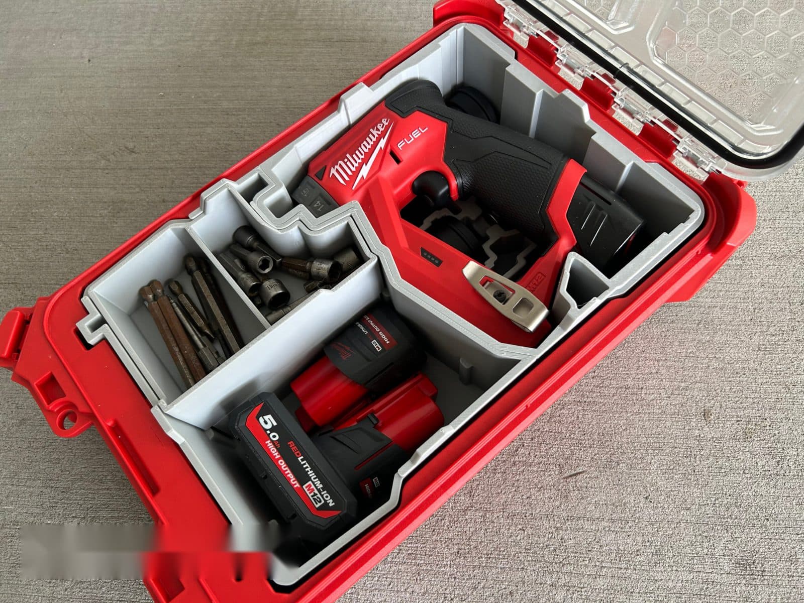 Inserto Packout para atornillador de instalación M12 (nuevo diseño V2)